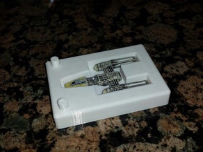 y-wing stack-able stanley tool box bins games fantasy flight star wars x-wing xwing ywing 3d print model - Mito3D
