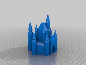 château de disney L'impression 3d 3d print model - Mito3D