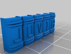 juvia books keychains customized 3d print model - Mito3D