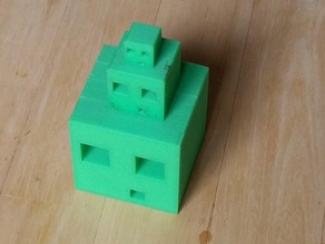 minecraft slime cube toy & game accessories 3d print model - Mito3D