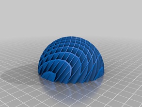 twisted sphère d'autres 3d openscad 3d print model - Mito3D