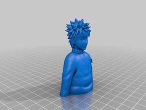 naruto del busto las esculturas el buste shippuden ninja 3d print model - Mito3D
