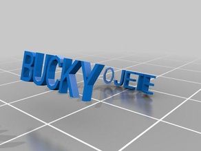 bucky rings customized 3d print model - Mito3D