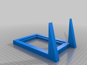 4x6 marco de imagen decoración personalizado 3d print model - Mito3D