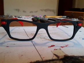 calgara primo glasses eye eyeglasses eyewear frame 3d print model - Mito3D