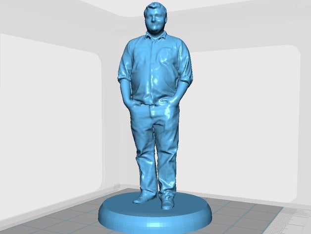 kyle digitalização 3d pedestal scans e réplicas minime pessoas retrato selfie 3D print model - Mito3D