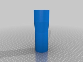 il mio personalizzato tubo di aspirazione adattatore 34,5 mm 43 strumenti su misura 3d print model - Mito3D
