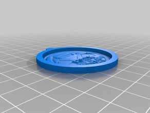 my customized keychain lithopane - hack day keychains 3d print model - Mito3D