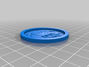 my customized coin test 2 3d print model - Mito3D