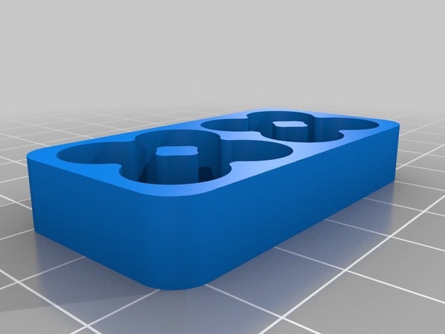 özelleştirilmiş pil tepsi organizasyon 3D print model - Mito3D