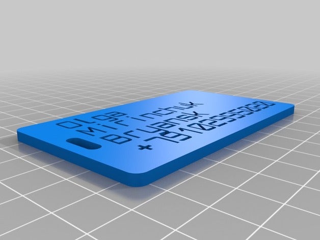 meu personalizados personalizador versão de etiqueta bagagem organização personalizado 3D print model - Mito3D