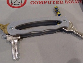 coltellino svizzero portachiavi gadget titolare le chiavi porta un 3d print model - Mito3D