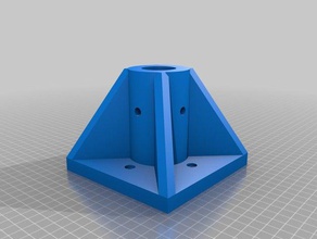 pie para luces jardin diy customized 3d print model - Mito3D