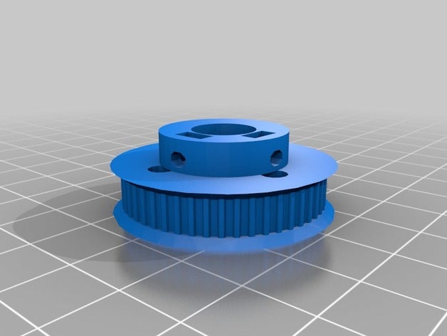 pully37mm 3d-drucken Riemenscheibe timing-Riemenscheibe 3D print model - Mito3D