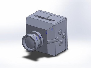 fatshark 720p hd pilot camera housing r c vehicles fpv 3d print model - Mito3D