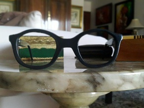 calgara secondo glasses eyeglasses eyes eyewear 3d print model - Mito3D