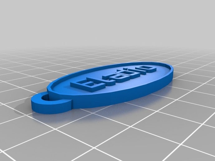 llavero eladio 2 llaveros personalizado 3D print model - Mito3D