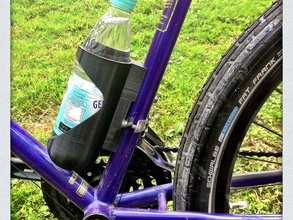 bike bottle mount sport outdoors bicycle customizer 3d print model - Mito3D