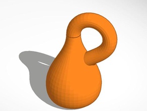 klein bottle math art 3d print model - Mito3D