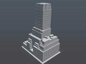 tower remix Gebäude & Strukturen Turm 3d print model - Mito3D