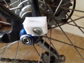 bike pannier hook point sport & outdoors part fixing 3d print model - Mito3D
