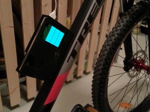 bike power bank holder sport outdoors battery case iphone 3d print model - Mito3D