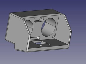 sonar module hc-sr04 mount model robots 3d print model - Mito3D