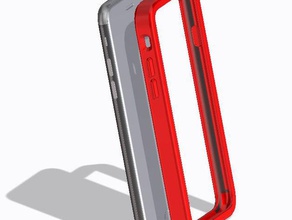 iphone 6 flex bumper case mobile phone 3d print model - Mito3D