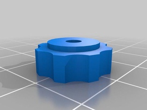 m4 roseta tornillo de pulgar toca la automoción 3d print model - Mito3D