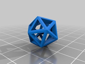 meu personalizados convexo isohedron arte da matemática personalizado 3d print model - Mito3D