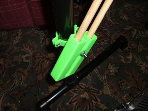 le bâton de tambour titulaire kits batterie la musique l'accessoire kit pilon 3d print model - Mito3D