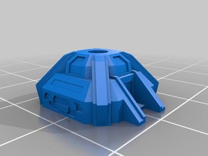 bunker bâtiments et structures sci-fi gratuite 3d print model - Mito3D