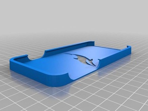 les dauphins téléphone mobile personnalisé 3d print model - Mito3D