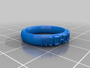 nicholson 3 rings customized 3d print model - Mito3D