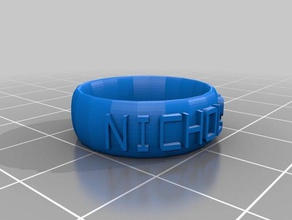 nicholson 3a les anneaux personnalisé 3d print model - Mito3D