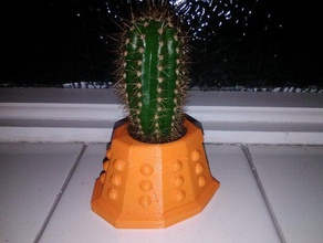 dalek cactus tête décor 3d print model - Mito3D