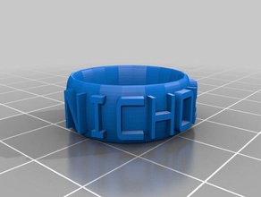 nicholson 3b les anneaux personnalisé 3d print model - Mito3D