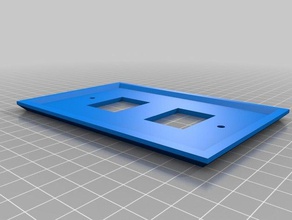 anderson polo di potenza piastra 2 fori parti ricambio 3d print model - Mito3D