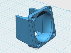 extruder fan shroud 3d printer parts 25mm 40mm heatsink prusa i3 3d print model - Mito3D