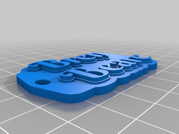 bren da marca organização personalizado 3D print model - Mito3D