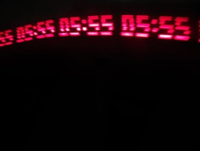 pov-Uhr binary watch w Taschenlampe - Elektronik avr Herausforderung Uhr controller led lightitup mega einfach 3d print model - Mito3D