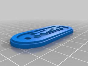 james key chain organization customized 3d print model - Mito3D