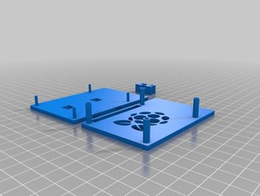 raspberry pi rail mount 3d printing astrobox railmount 2 rpi rpi2 3d print model - Mito3D