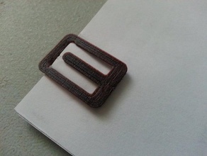 instant 5 min paper clip office bind binding 3d print model - Mito3D