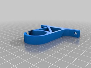 wall pipe hanger 26mm parts customized 3d print model - Mito3D