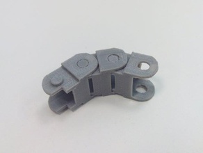 hephestos câble de la chaîne montage L'imprimante 3d pièces bq prusa i3 guide-câble 3d print model - Mito3D