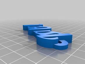isabel organización personalizado 3d print model - Mito3D