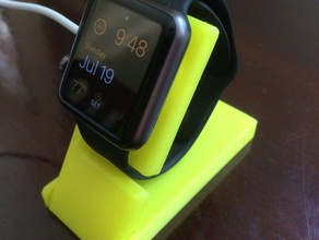 pliable apple watch soutien le bricolage stand 3d print model - Mito3D