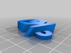 kej organização personalizado 3d print model - Mito3D