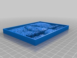 monalisa relevo para kroton v1 2d-Kunst kundengebundene 3d print model - Mito3D